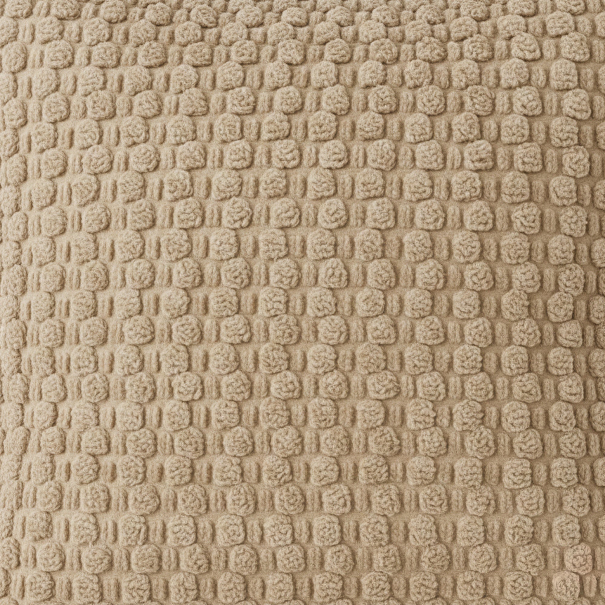 Anna-Kaci Woven Textured Decorative Throw Pillow Covers 2 Pack with Chunky Knit Pattern Square Cushion Covers 17.7x17.7in