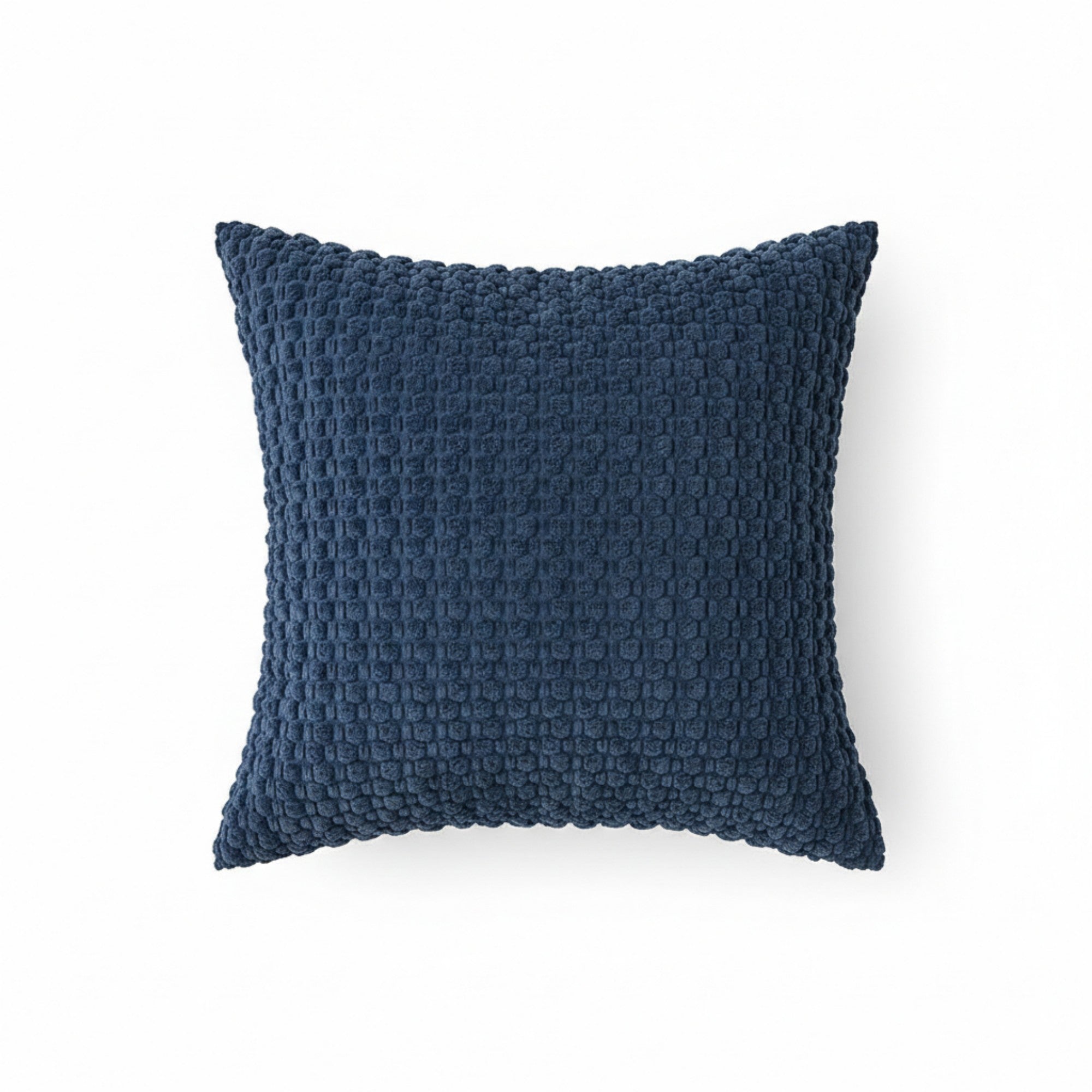 Anna-Kaci Woven Textured Decorative Throw Pillow Covers 2 Pack with Chunky Knit Pattern Square Cushion Covers 17.7x17.7in