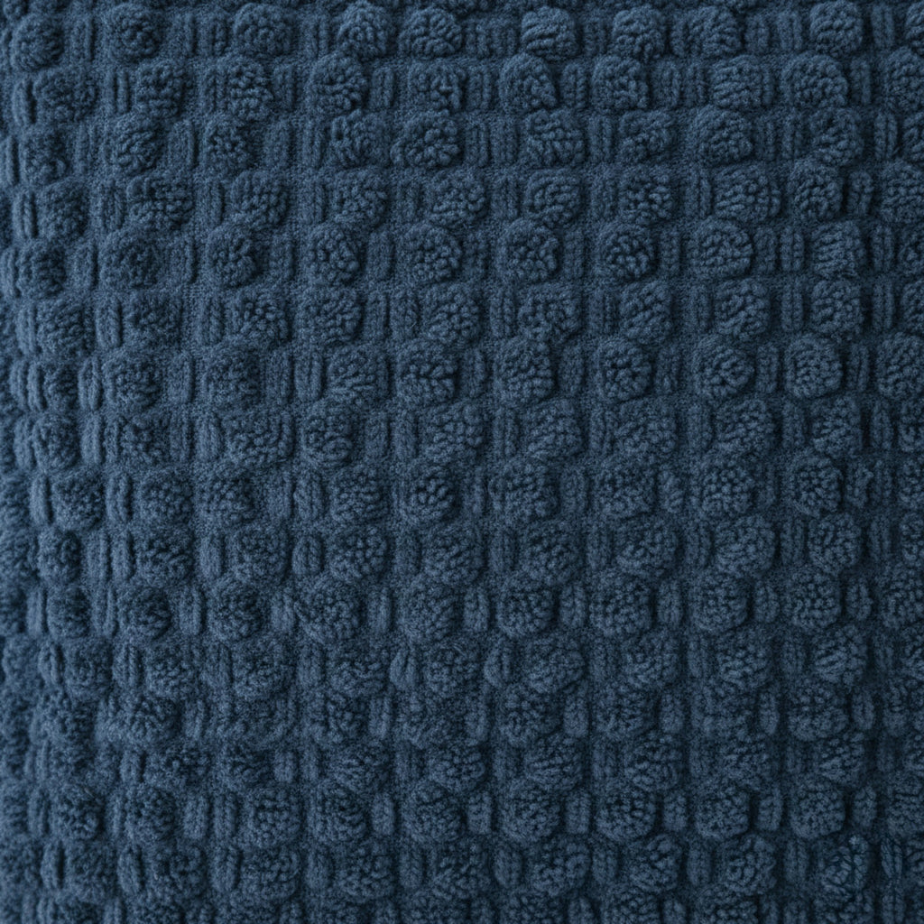 Anna-Kaci Woven Textured Decorative Throw Pillow Covers 2 Pack with Chunky Knit Pattern Square Cushion Covers 17.7x17.7in