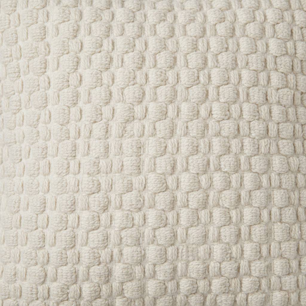 Anna-Kaci Woven Textured Decorative Throw Pillow Covers 2 Pack with Chunky Knit Pattern Square Cushion Covers 17.7x17.7in