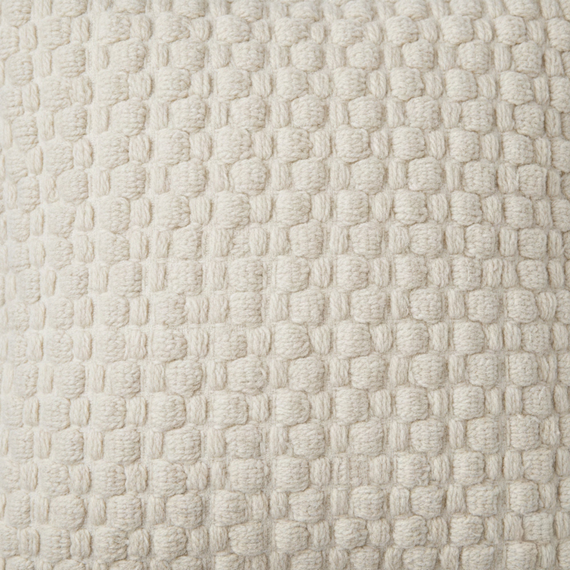 Anna-Kaci Woven Textured Decorative Throw Pillow Covers 2 Pack with Chunky Knit Pattern Square Cushion Covers 17.7x17.7in