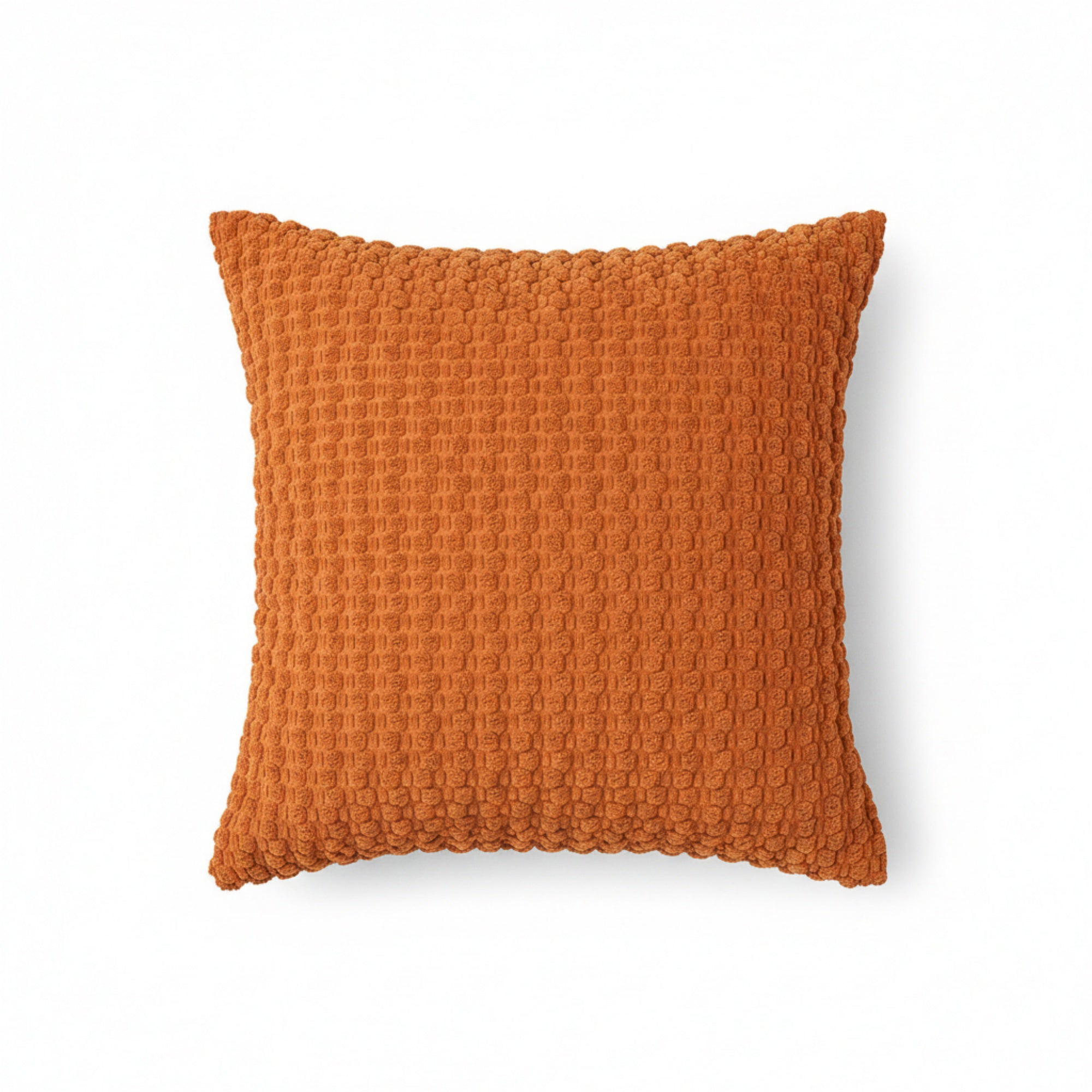 Anna-Kaci Woven Textured Decorative Throw Pillow Covers 2 Pack with Chunky Knit Pattern Square Cushion Covers 17.7x17.7in