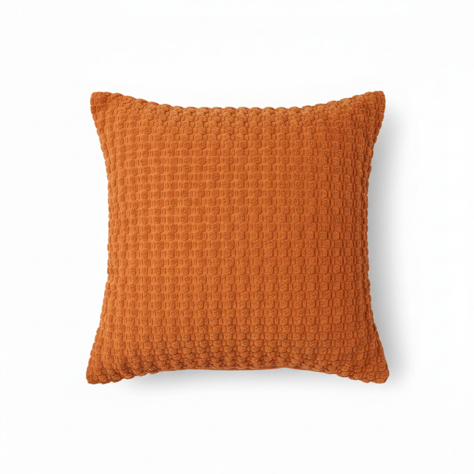 Anna-Kaci Woven Textured Decorative Throw Pillow Covers 2 Pack with Chunky Knit Pattern Square Cushion Covers 17.7x17.7in