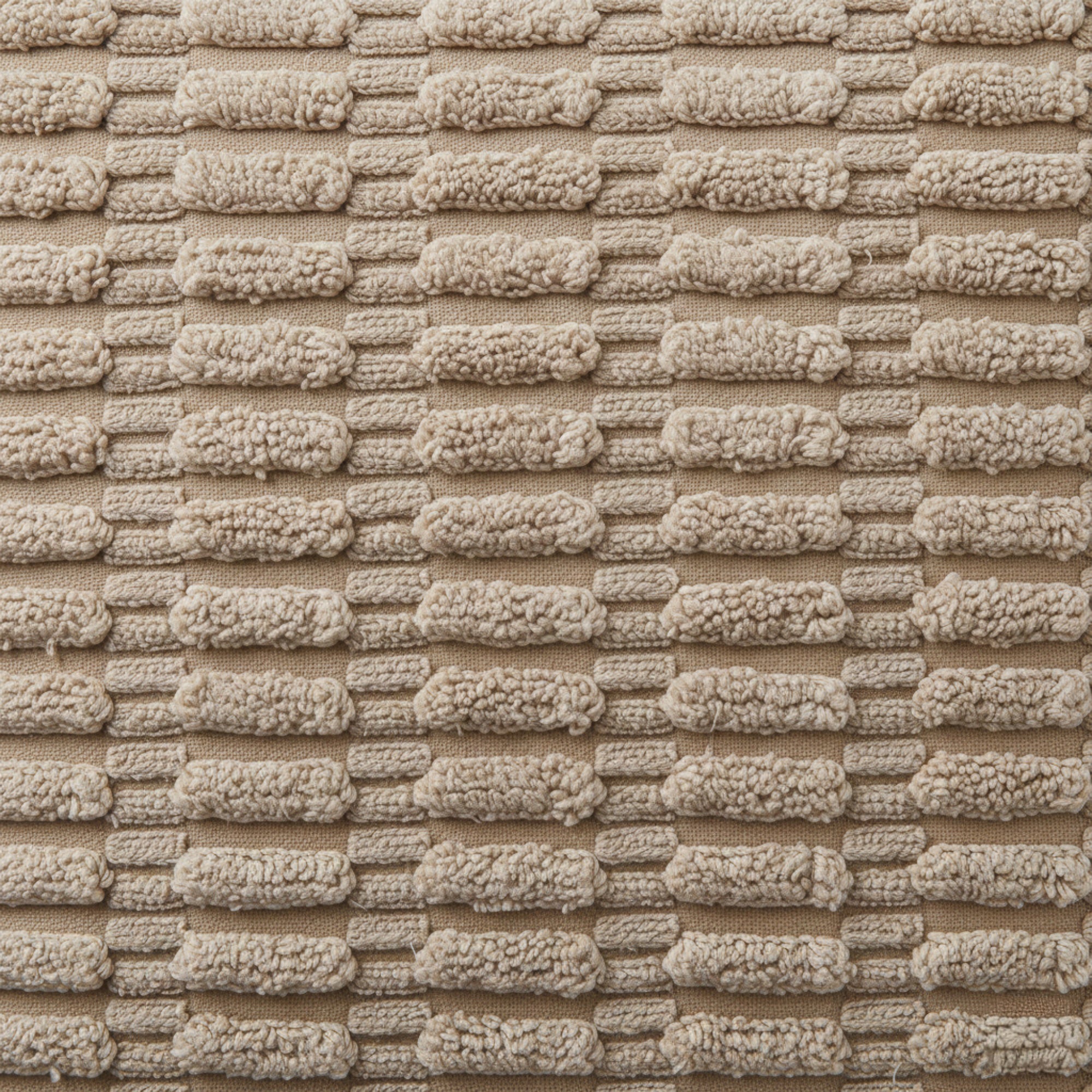 Anna-Kaci Striped Textured Decorative Throw Pillow Covers 2 Pack with Ribbed Chenille Surface Square Cushion Covers 17.7x17.7in