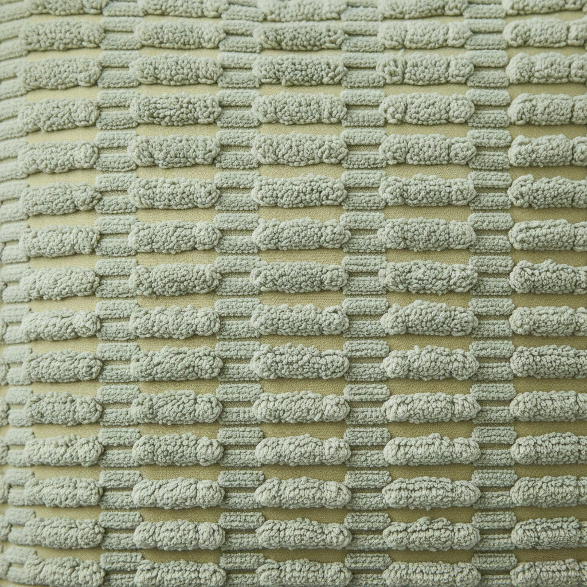 Anna-Kaci Striped Textured Decorative Throw Pillow Covers 2 Pack with Ribbed Chenille Surface Square Cushion Covers 17.7x17.7in