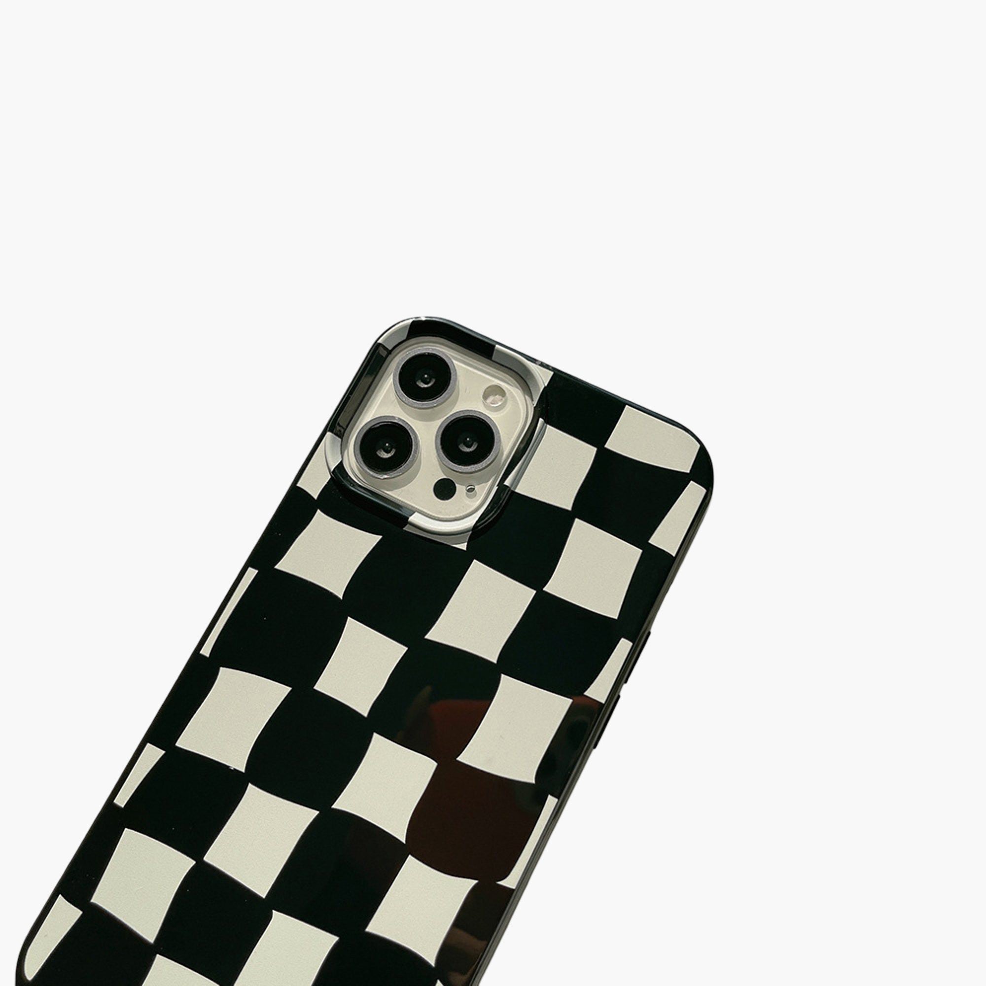 Anna-Kaci Geometric Pattern Phone Case Slim Protective Cover Modern Design