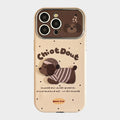 Anna-Kaci Cute Puppy Graphic Phone Case Slim Protective Cover Playful Design