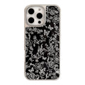 Anna-Kaci Black Floral Butterfly Line Art Phone Case