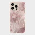 Anna-Kaci Butterfly Embossed Phone Case with Soft Wave Texture and Semi Translucent Finish