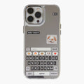 Anna-Kaci Mirror Phone Case with Chat Message Graphic Text Design Reflective Protective Cover