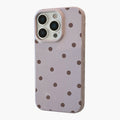 Anna-Kaci Polka Dot Phone Case with Glossy Finish Pattern Design Lightweight Protective Cover