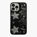 Anna-Kaci Glitter Star Phone Case with Star Pattern Sparkle Finish Protective Cover