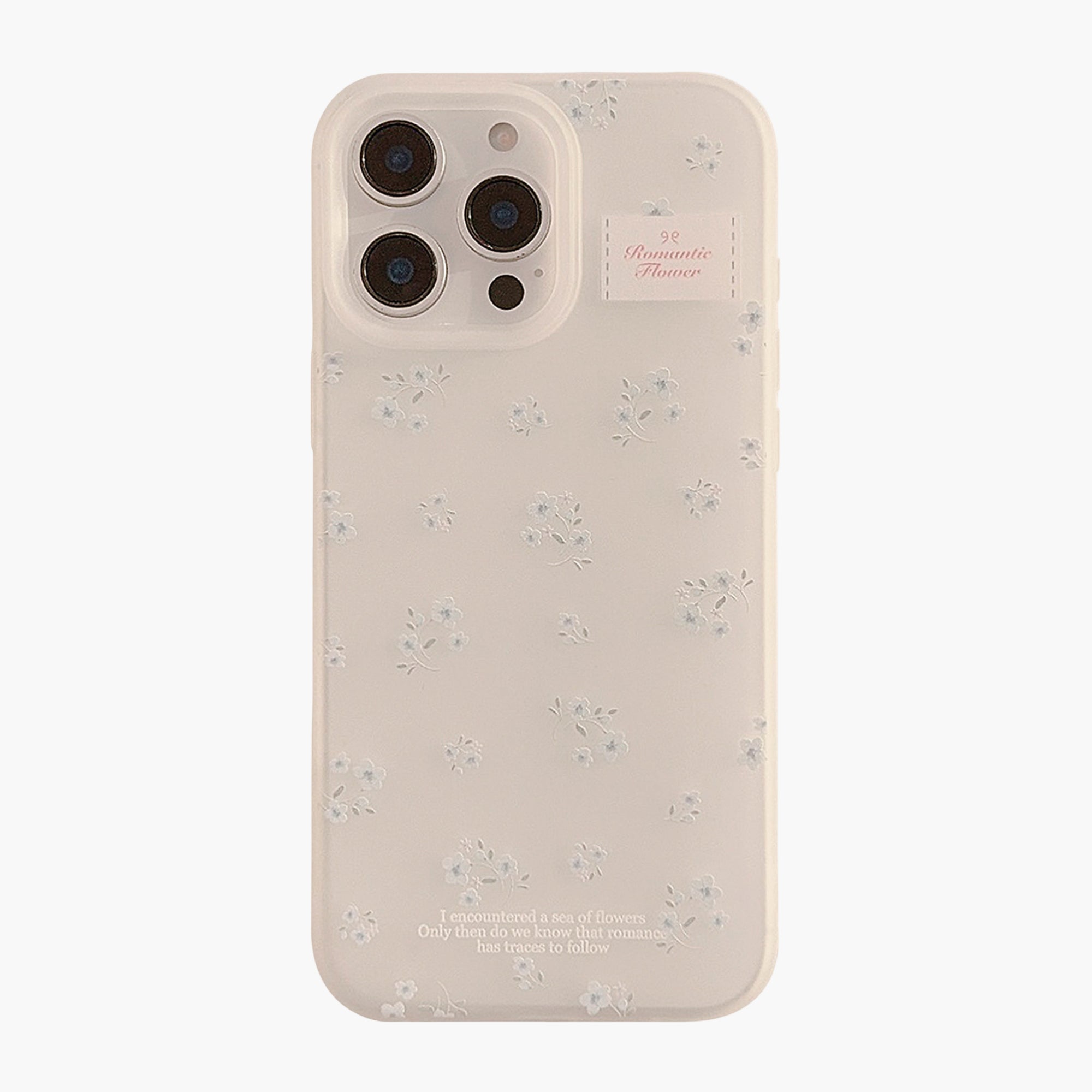 Anna-Kaci Floral Phone Case with Minimal Flower Pattern Soft Matte Finish Protective Cover