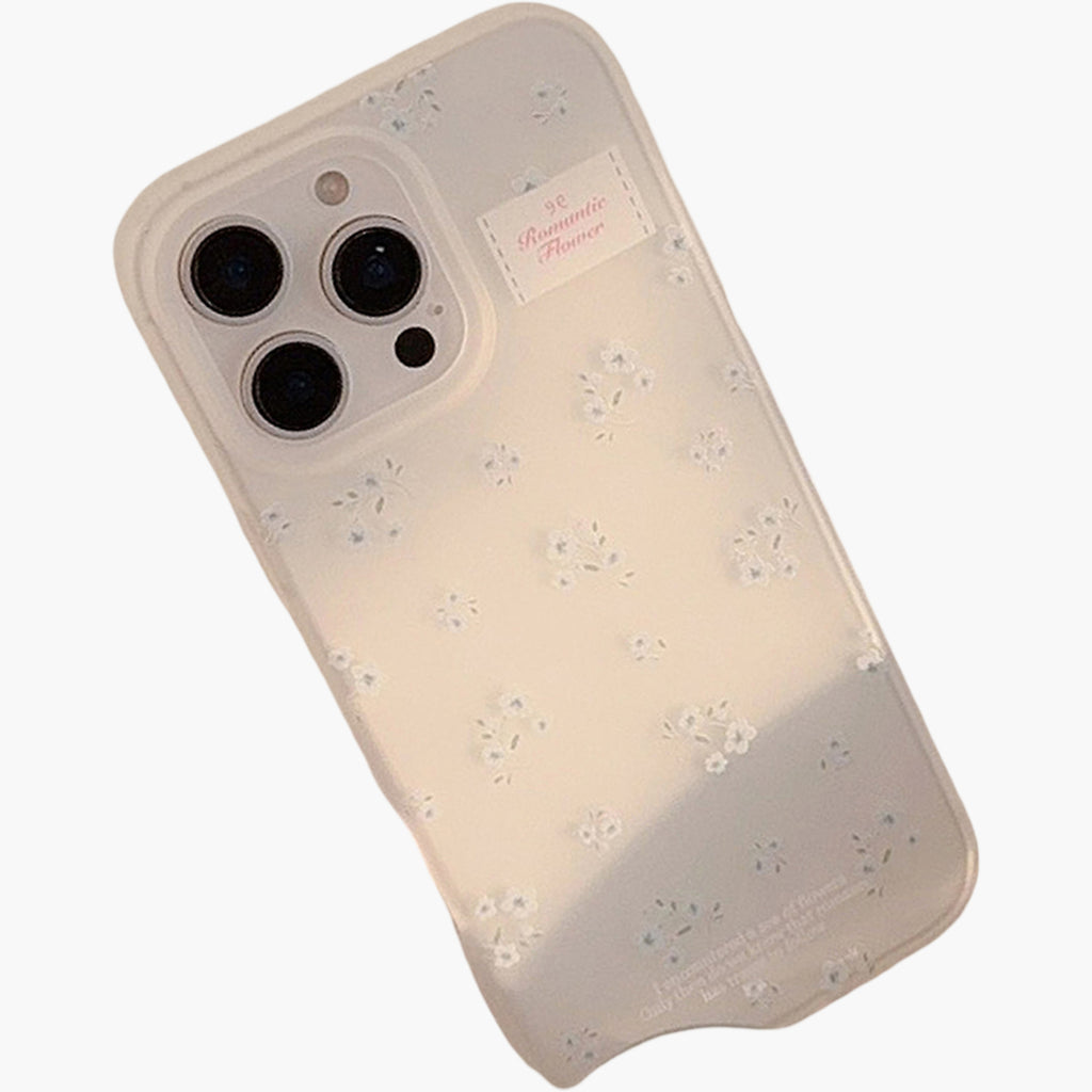 Anna-Kaci Floral Phone Case with Minimal Flower Pattern Soft Matte Finish Protective Cover