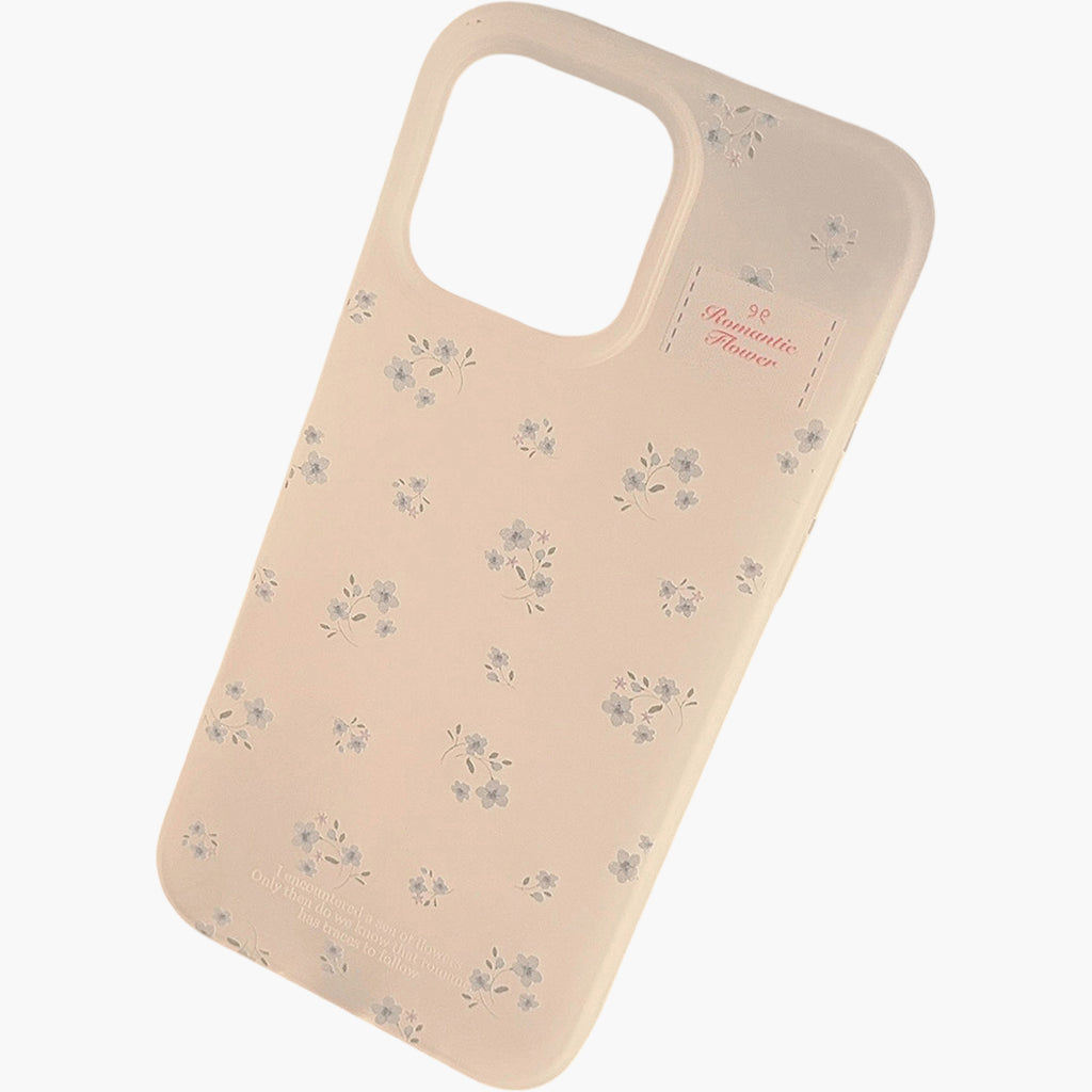 Anna-Kaci Floral Phone Case with Minimal Flower Pattern Soft Matte Finish Protective Cover