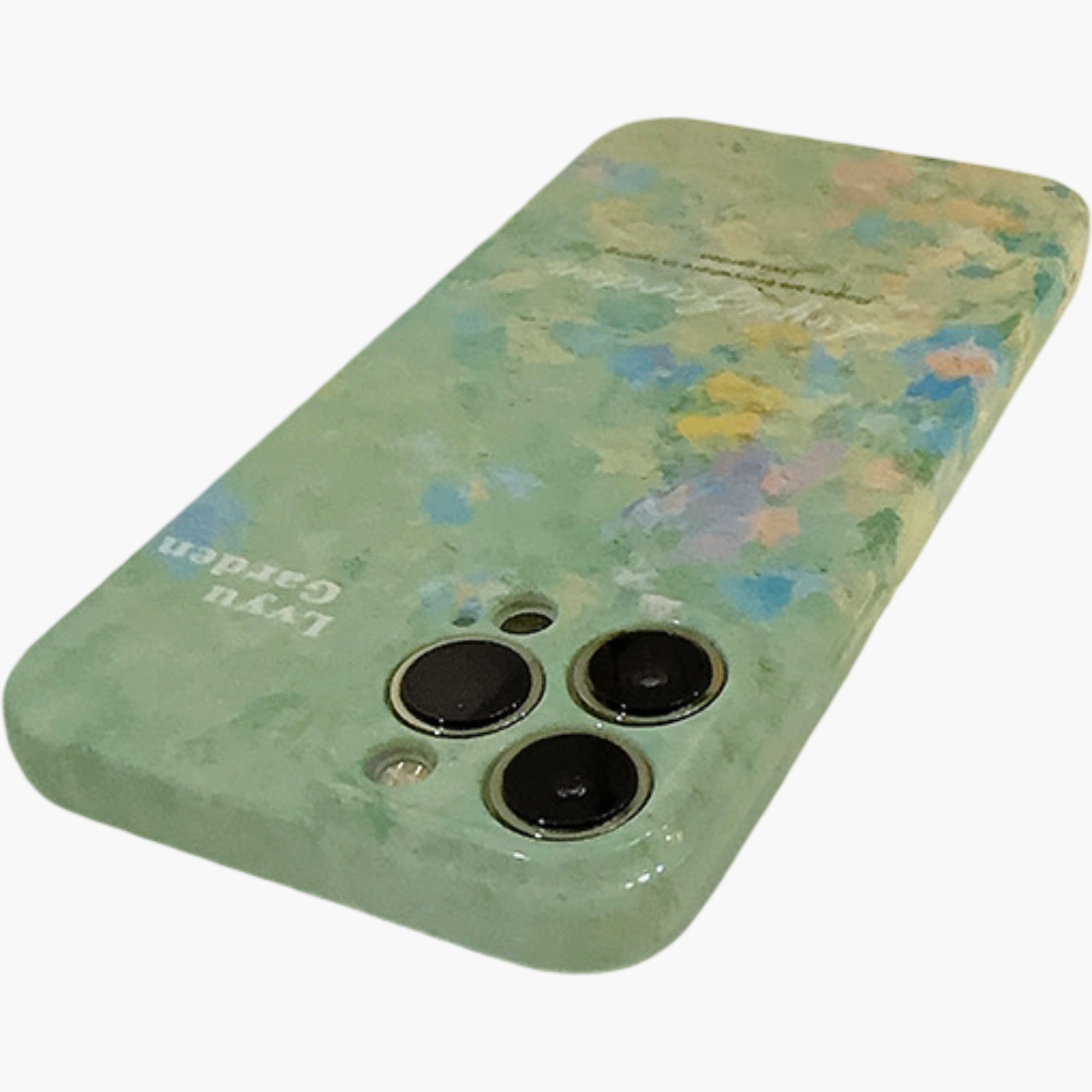 Anna-Kaci Floral Art Phone Case with Abstract Painting Pattern Soft Matte Protective Cover