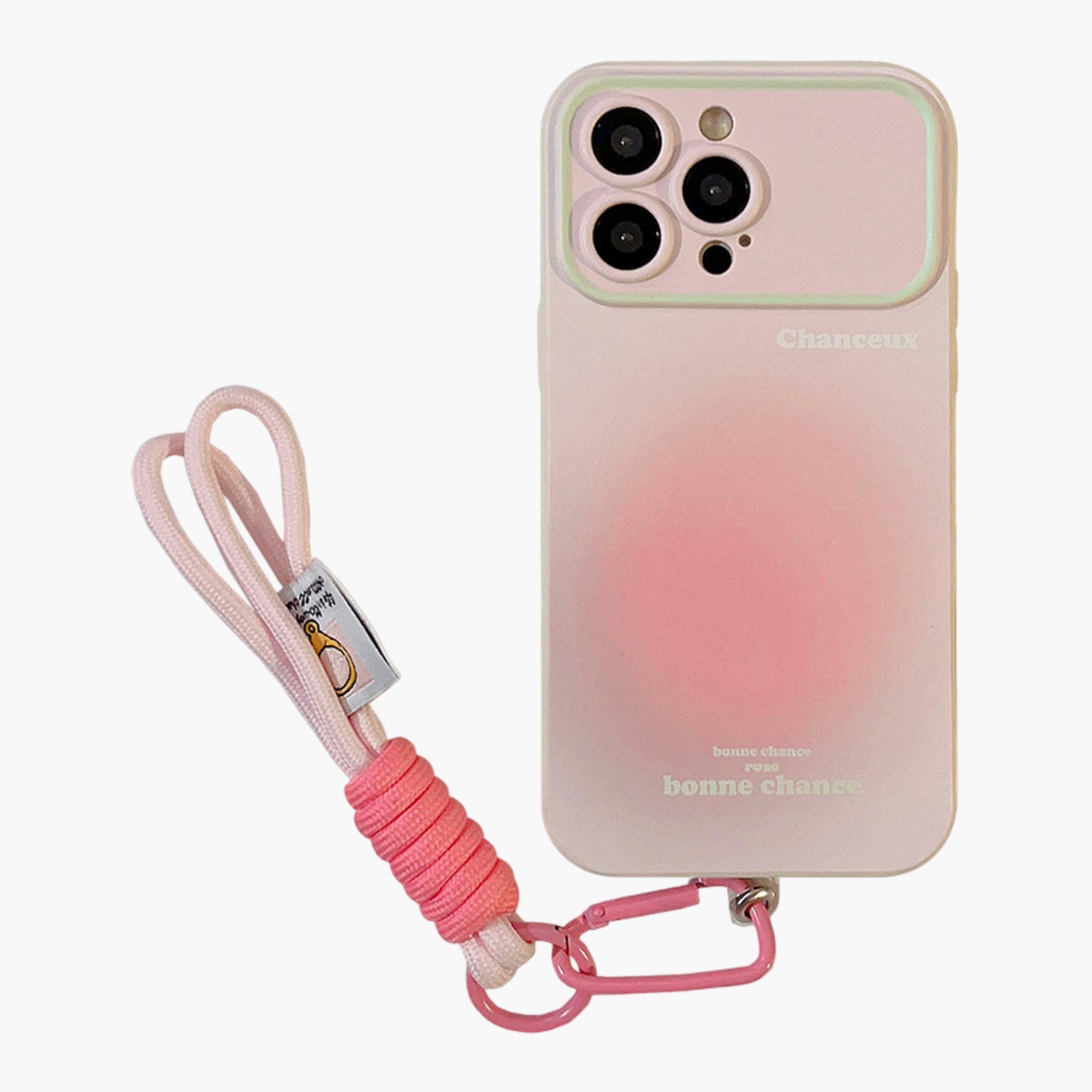 Anna-Kaci Gradient Phone Case with Wrist Strap Slim Protective Cover