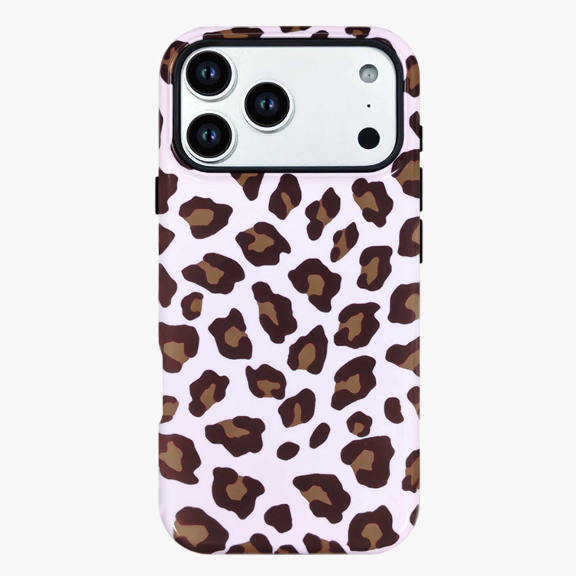 Anna-Kaci Leopard Print Phone Case Slim Protective Cover Shock Resistant Lightweight Design