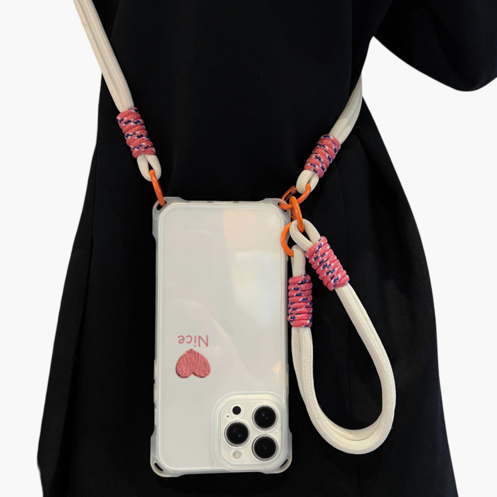 Anna-Kaci Crossbody Phone Case Adjustable Strap Shockproof Protective Cover Hands Free Design
