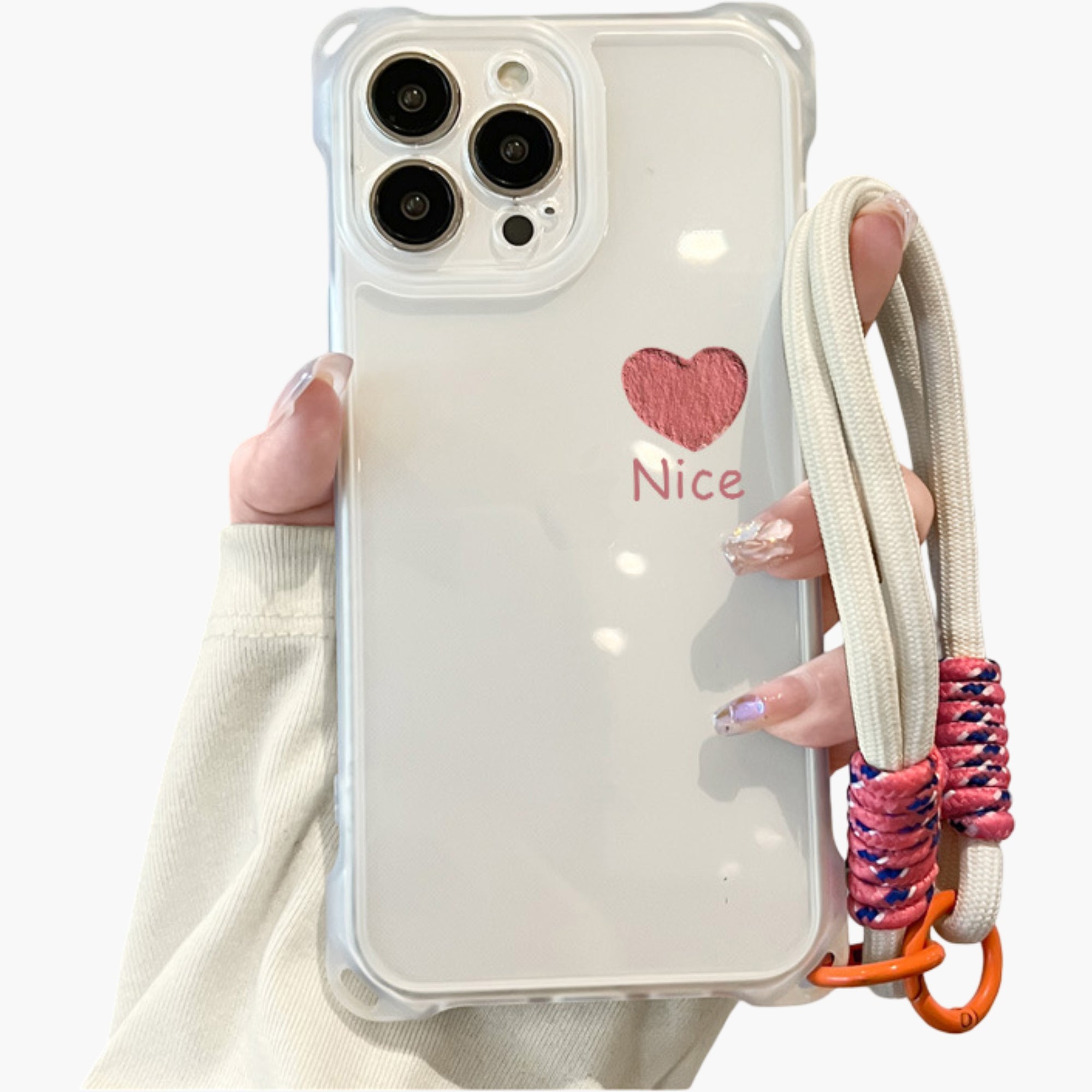 Anna-Kaci Crossbody Phone Case Adjustable Strap Shockproof Protective Cover Hands Free Design