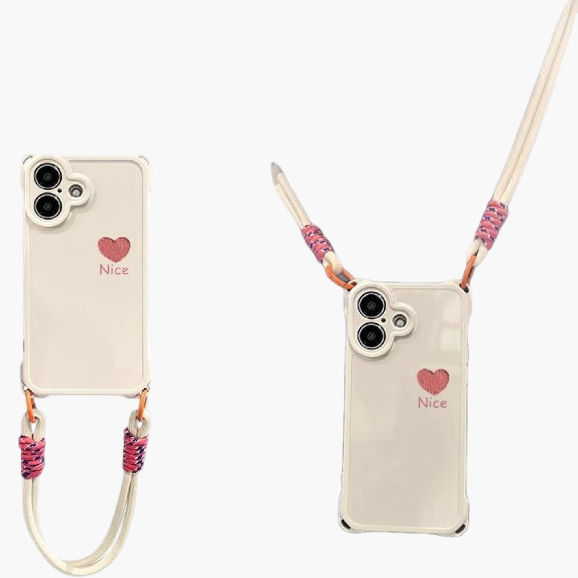 Anna-Kaci Crossbody Phone Case Adjustable Strap Shockproof Protective Cover Hands Free Design