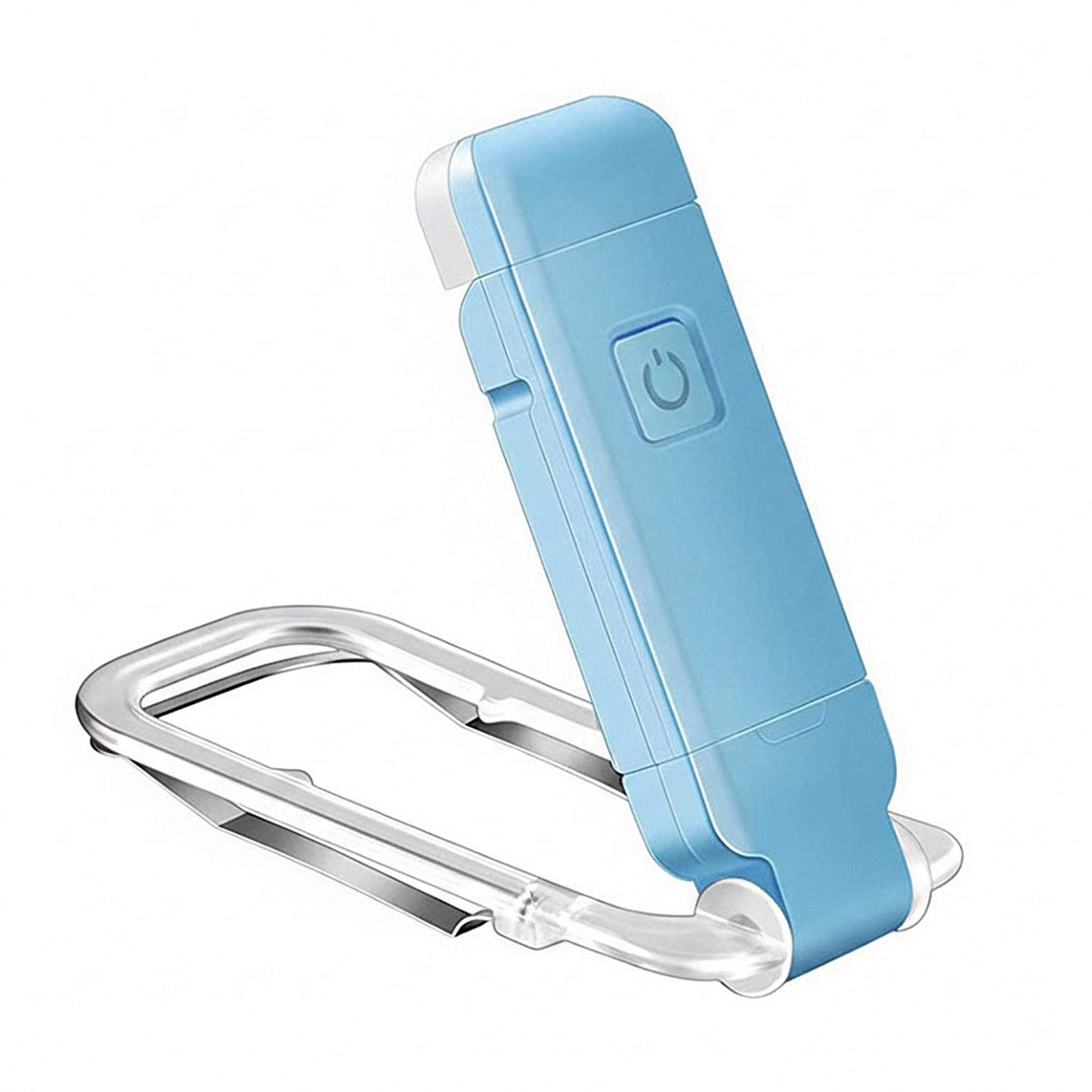Anna-Kaci Clip-On Rechargeable LED Reading Light with Adjustable Angle and Compact Foldable Design