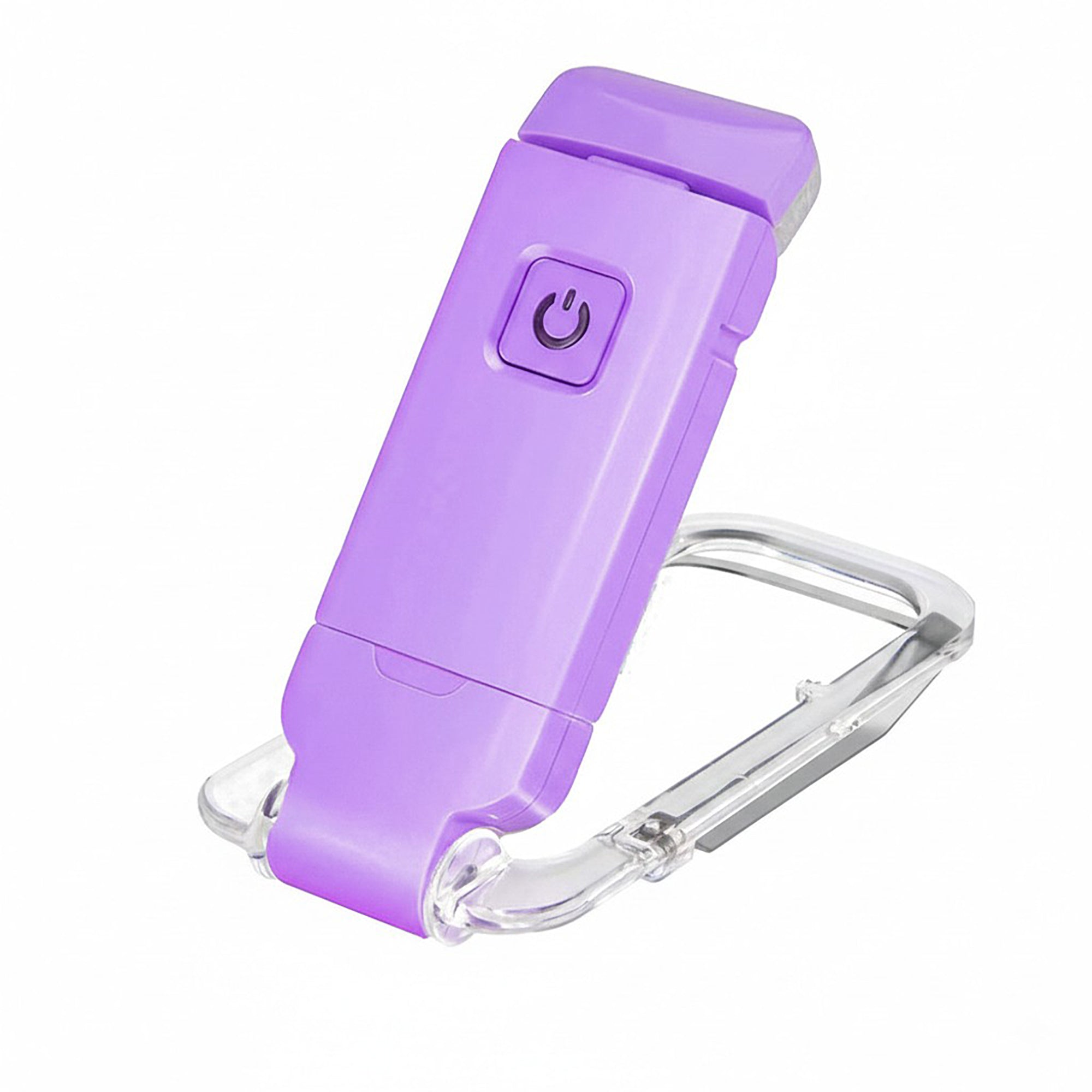 Anna-Kaci Clip-On Rechargeable LED Reading Light with Adjustable Angle and Compact Foldable Design