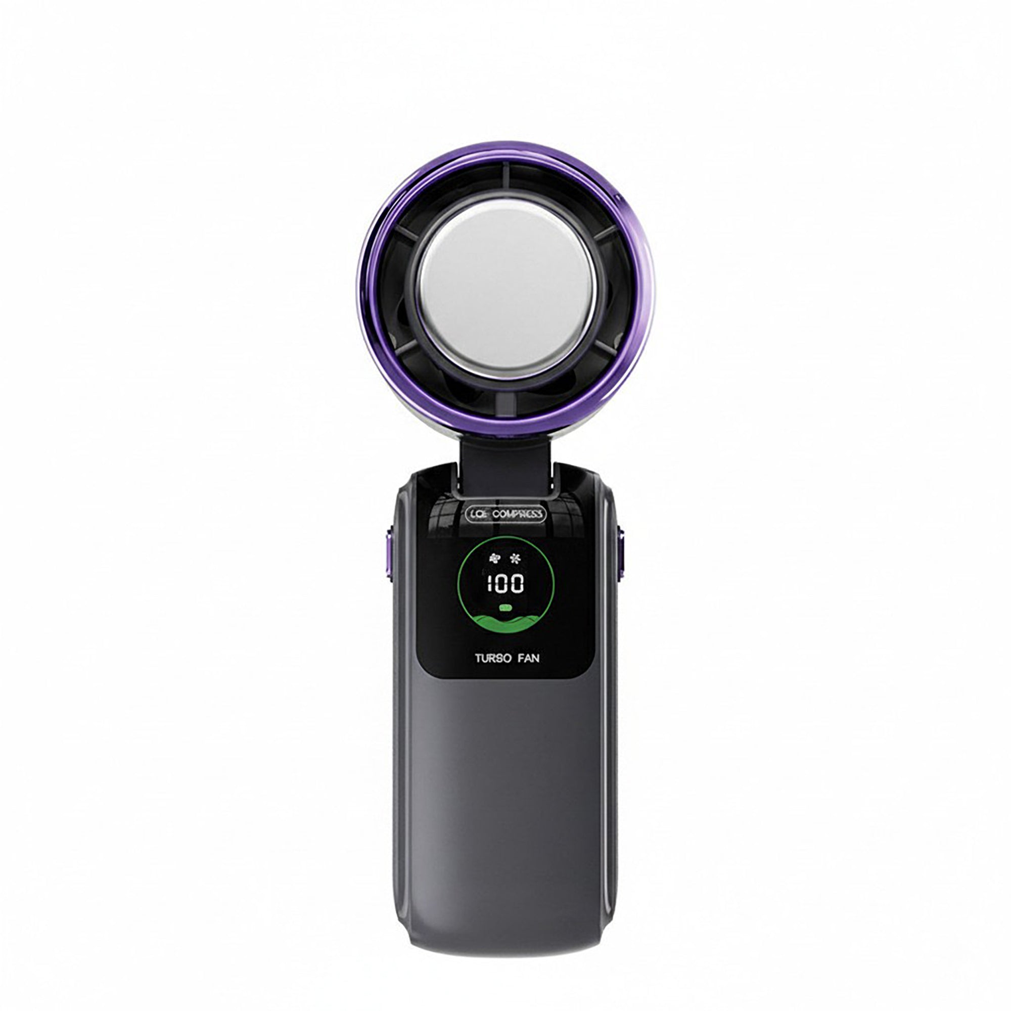 Anna-Kaci Handheld Turbo Fan with Digital Display and Adjustable Airflow Control