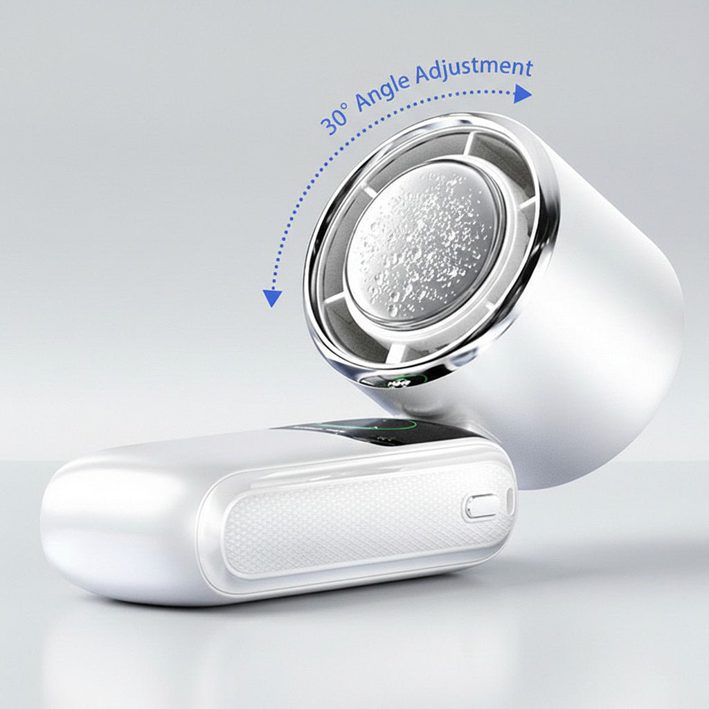 Anna-Kaci Handheld Turbo Fan with Digital Display and Adjustable Airflow Control
