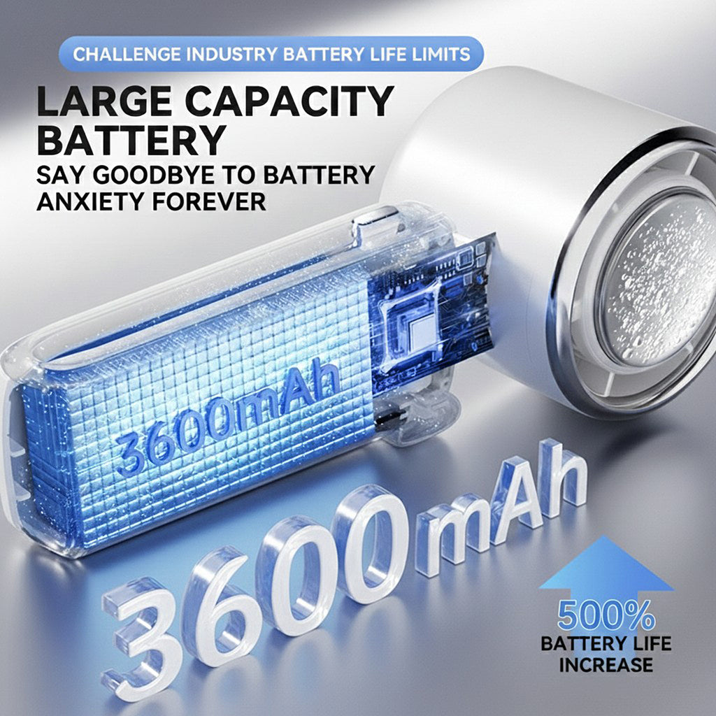 Anna-Kaci Handheld Turbo Fan with Digital Display and Adjustable Airflow Control