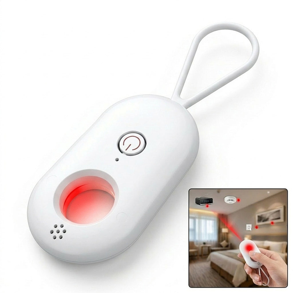 Anna-Kaci Hidden Camera Detector with Infrared Lens Finder Portable Privacy Scanner Anti Spy Device