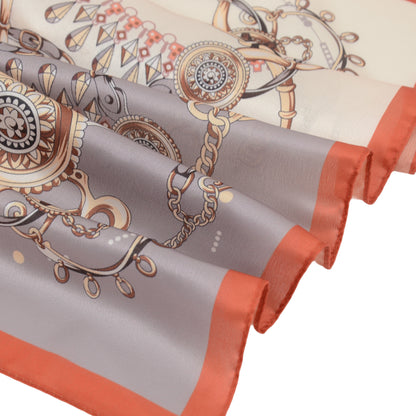 Anna-Kaci Silk Feeling Hair Scarf Small Square Satin Head Scarf Neckerchief Women 23 Inches