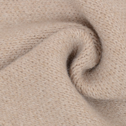Anna-Kaci Solid Color Knitted Scarf Winter Neck Warm Wrap Stylish Cold Weather Accessory for Women