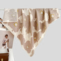 Anna-Kaci Women's Square Floral Print Satin Scarf with Bold Leaf Pattern and Smooth Silky Finish