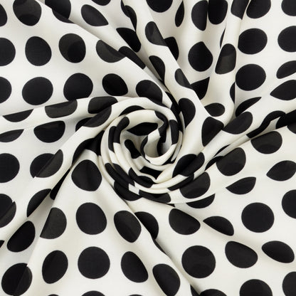 Anna-Kaci Fashion Satin Silk Scarf with Polka Dot and Floral Patterns Versatile Accessory - 27.5IN¡Á27.5IN