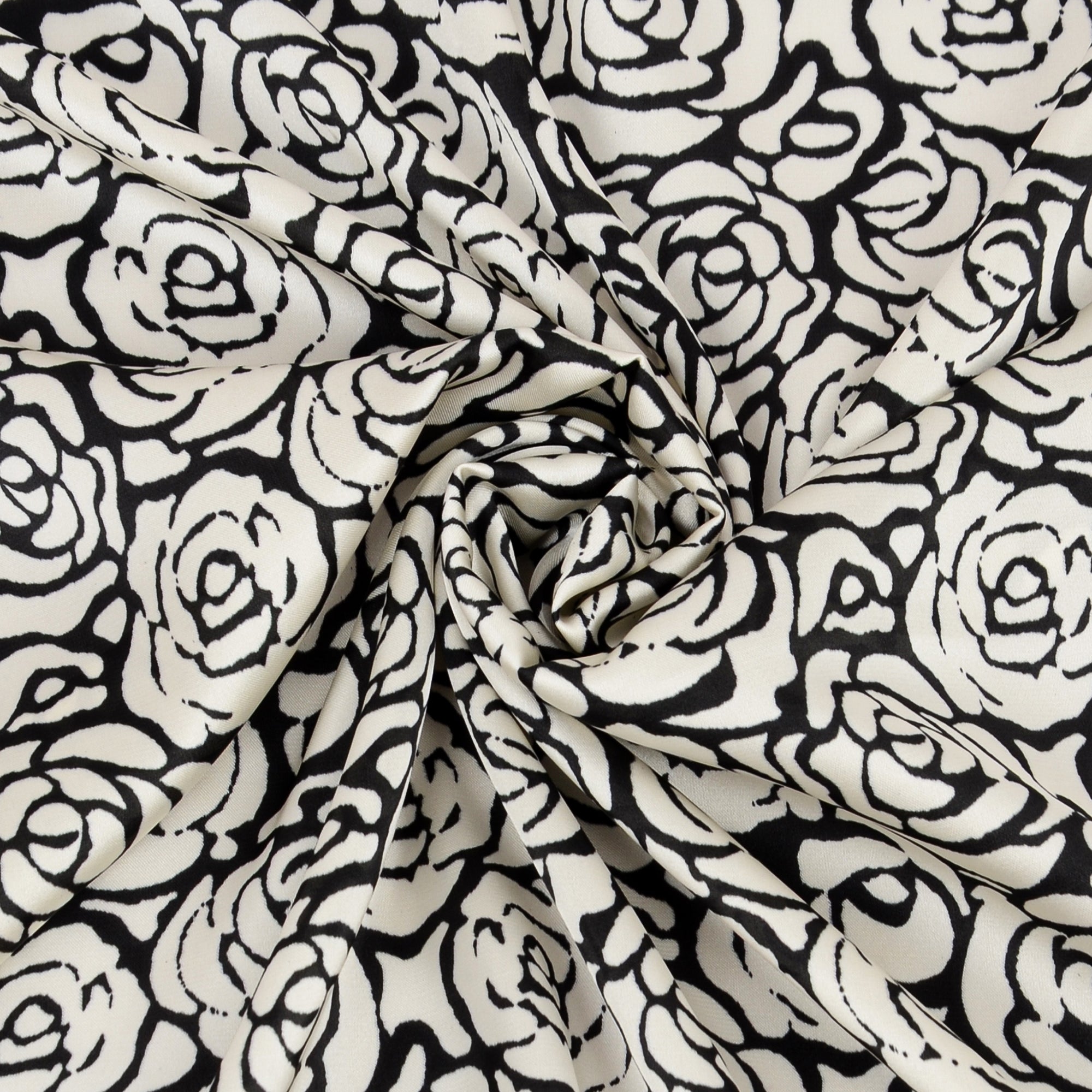 Anna-Kaci Fashion Satin Silk Scarf with Polka Dot and Floral Patterns Versatile Accessory - 27.5IN¡Á27.5IN