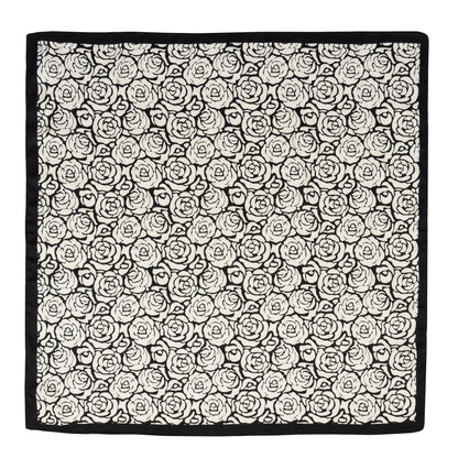 Anna-Kaci Fashion Satin Silk Scarf with Polka Dot and Floral Patterns Versatile Accessory - 27.5IN¡Á27.5IN