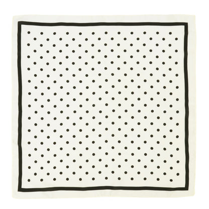 Anna-Kaci Fashion Satin Silk Scarf with Polka Dot and Floral Patterns Versatile Accessory - 27.5IN¡Á27.5IN