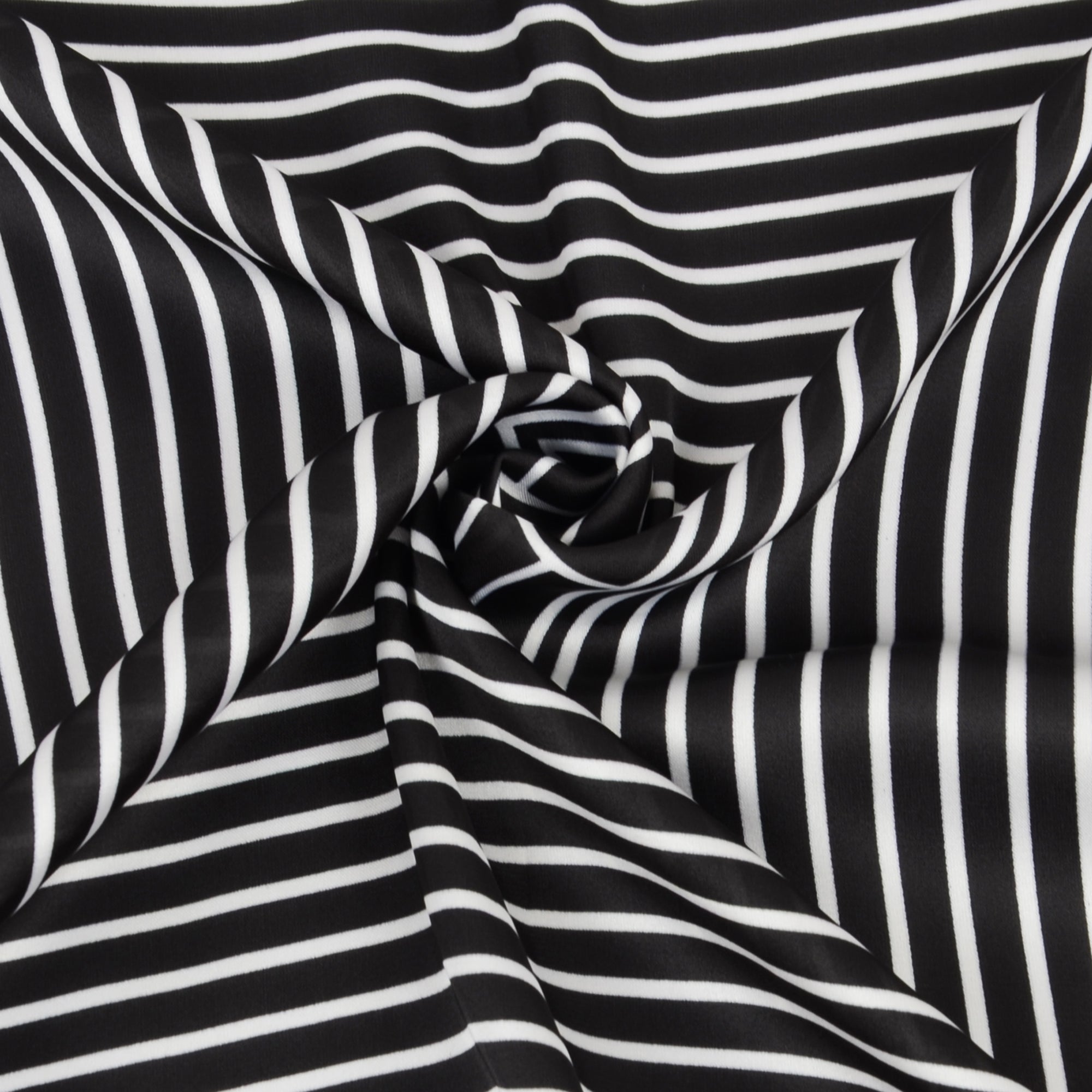 Anna-Kaci Women's Classic Striped Satin Square Scarf for Neck Hair Bag Decoration - 27.5IN¡Á27.5IN