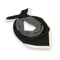 Anna-Kaci Womens Square Scarf Geometric Stripe Design Lightweight Versatile Fashion Accessory