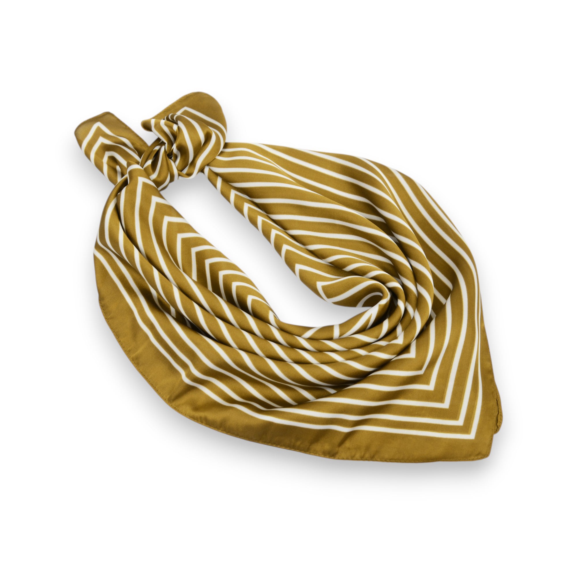 Anna-Kaci Womens Square Scarf Geometric Stripe Design Lightweight Versatile Fashion Accessory