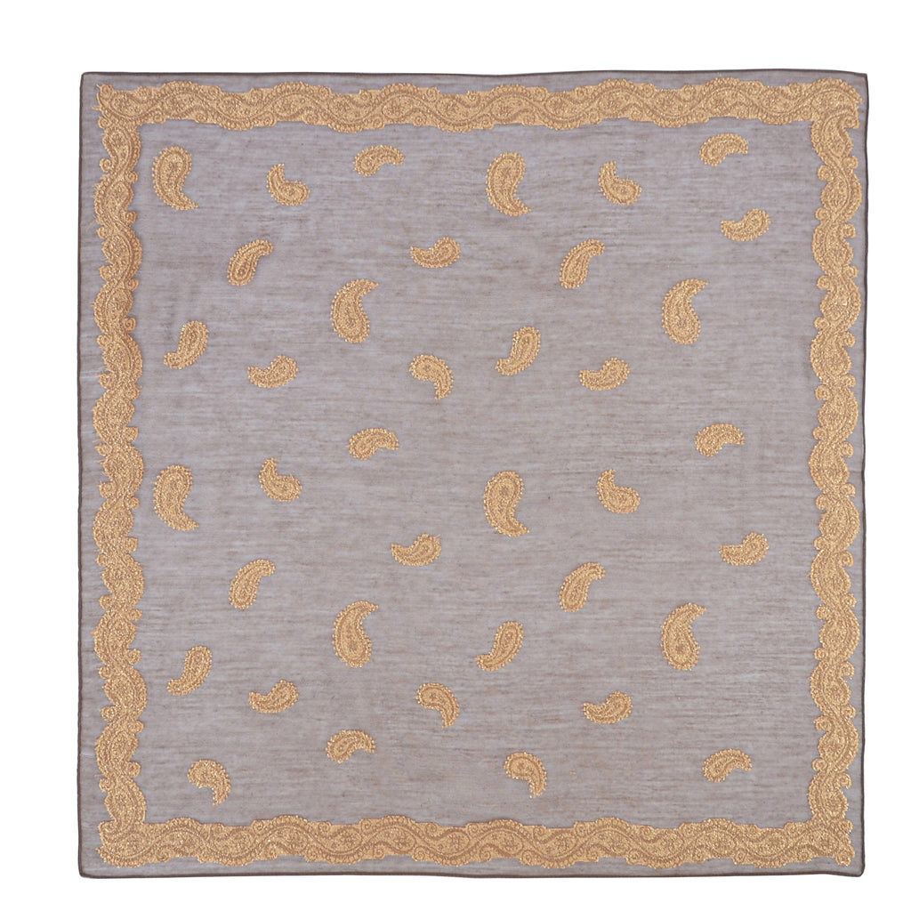 Anna-Kaci Vintage Jacquard Square Scarf Elegant Retro Floral Pattern Headscarf Shawl Wrap - 35.4IN¡Á35.4IN