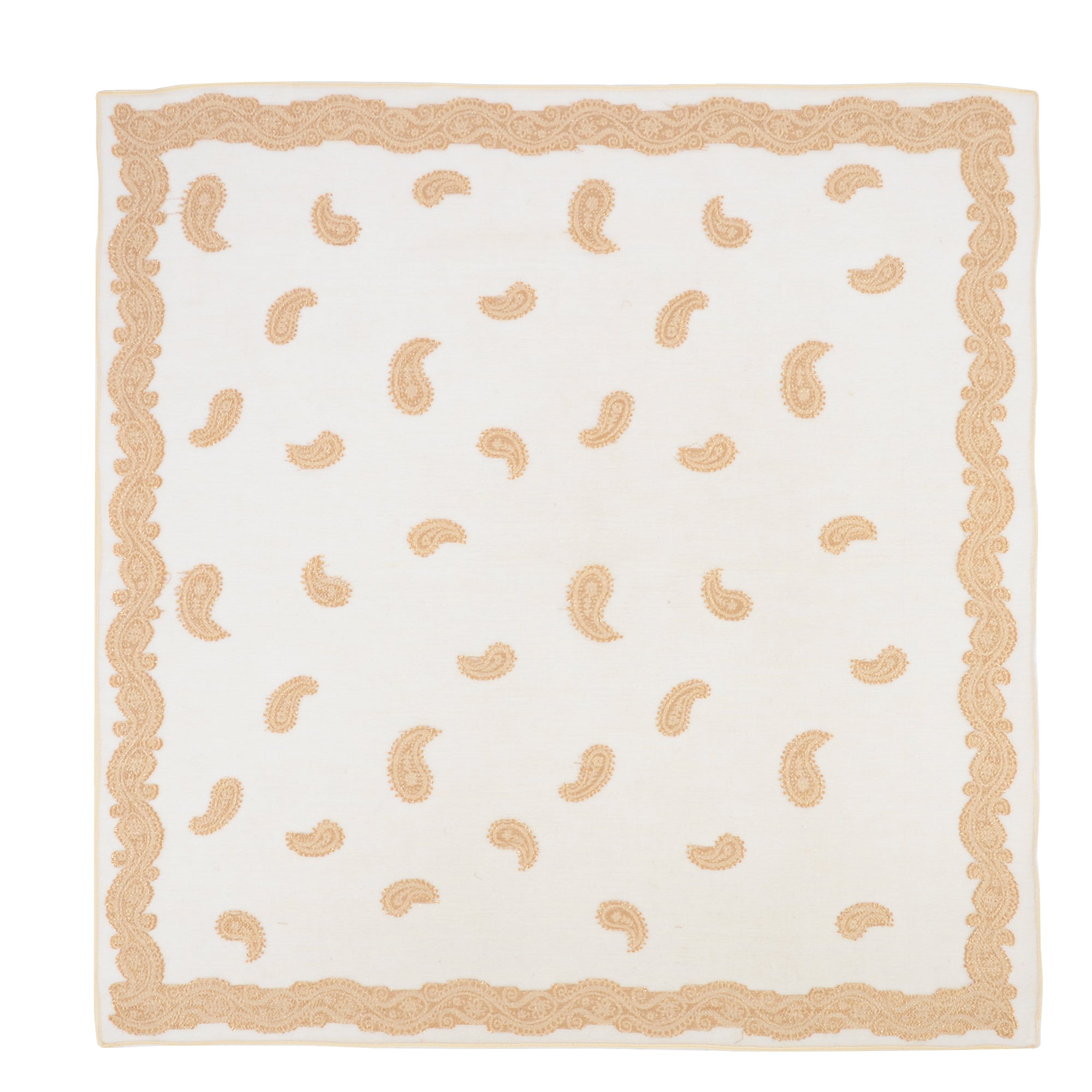 Anna-Kaci Vintage Jacquard Square Scarf Elegant Retro Floral Pattern Headscarf Shawl Wrap - 35.4IN¡Á35.4IN
