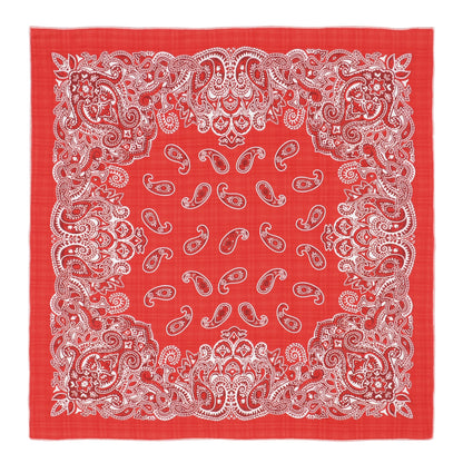 Anna-Kaci Cotton Paisley Print Bandana Scarf Square Neck Head Wrap - 22.8IN¡Á22.8IN
