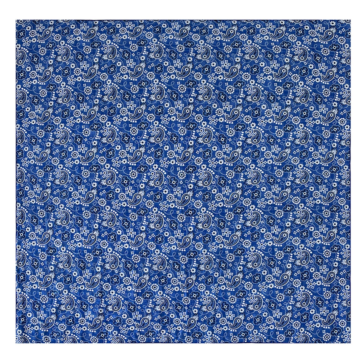 Anna-Kaci Women's Cotton Square Scarf with Floral and Paisley Print for Neck Hair and Handbag Styling - 22.8IN¡Á22.8IN