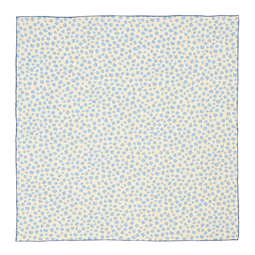 Anna-Kaci Women's Cotton Square Scarf with Floral and Paisley Print for Neck Hair and Handbag Styling - 22.8IN¡Á22.8IN