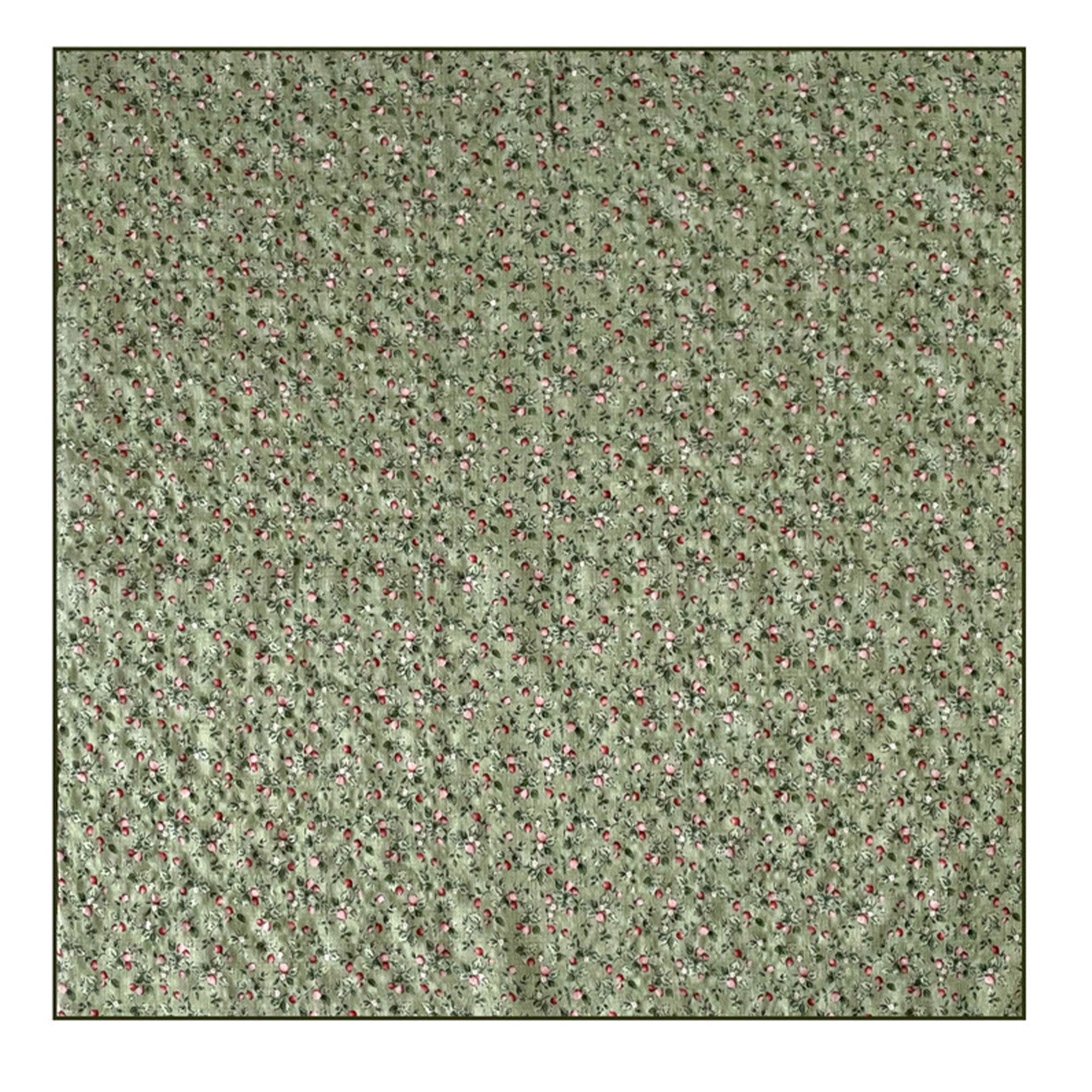 Anna-Kaci Cotton Square Neck Scarf Printed Four Seasons Versatile Fashion Accessory - 22.8IN¡Á22.8IN