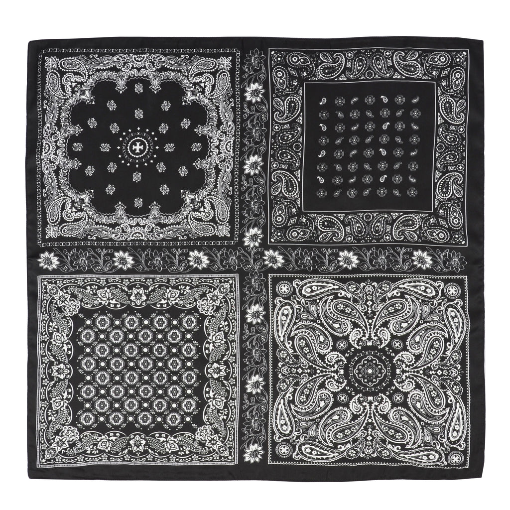Anna-Kaci Satin Scarf Premium Cashew Print Square Print Neck Head Bag Accessory - 27.5IN¡Á27.5IN