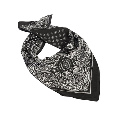 Anna-Kaci Satin Scarf Premium Cashew Print Square Print Neck Head Bag Accessory - 27.5IN¡Á27.5IN