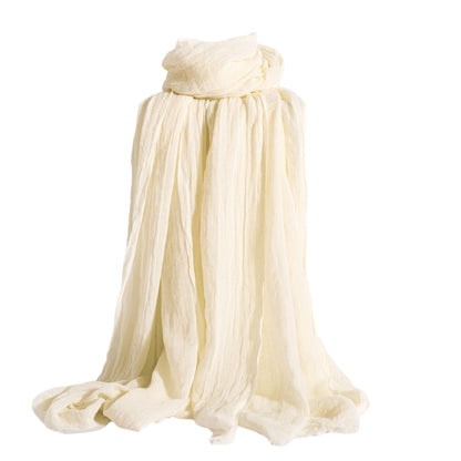 Anna-Kaci Women's Oversized Solid Color Scarf Lightweight Soft Wrap Shawl for Travel Casual Wear and Layering - 74.8IN¡Á39.4IN